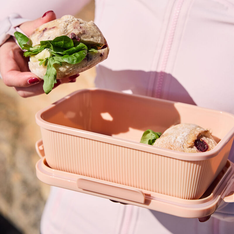 Tina matlåda, ljusrosa