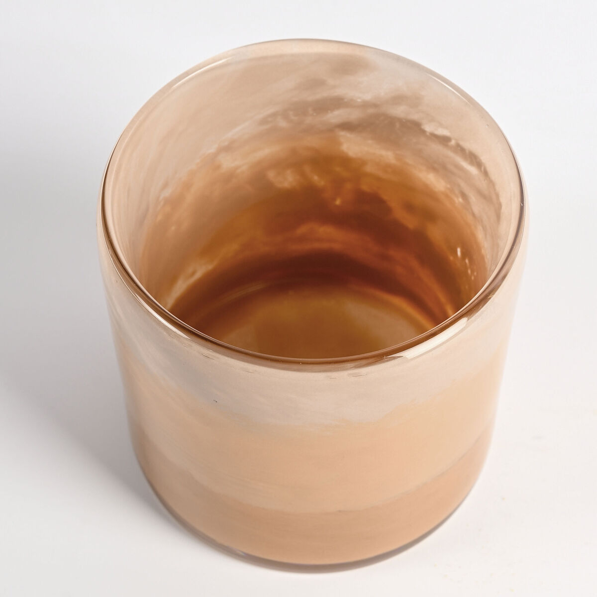 Calore Faded telysholder medium, apricot/peach/beige