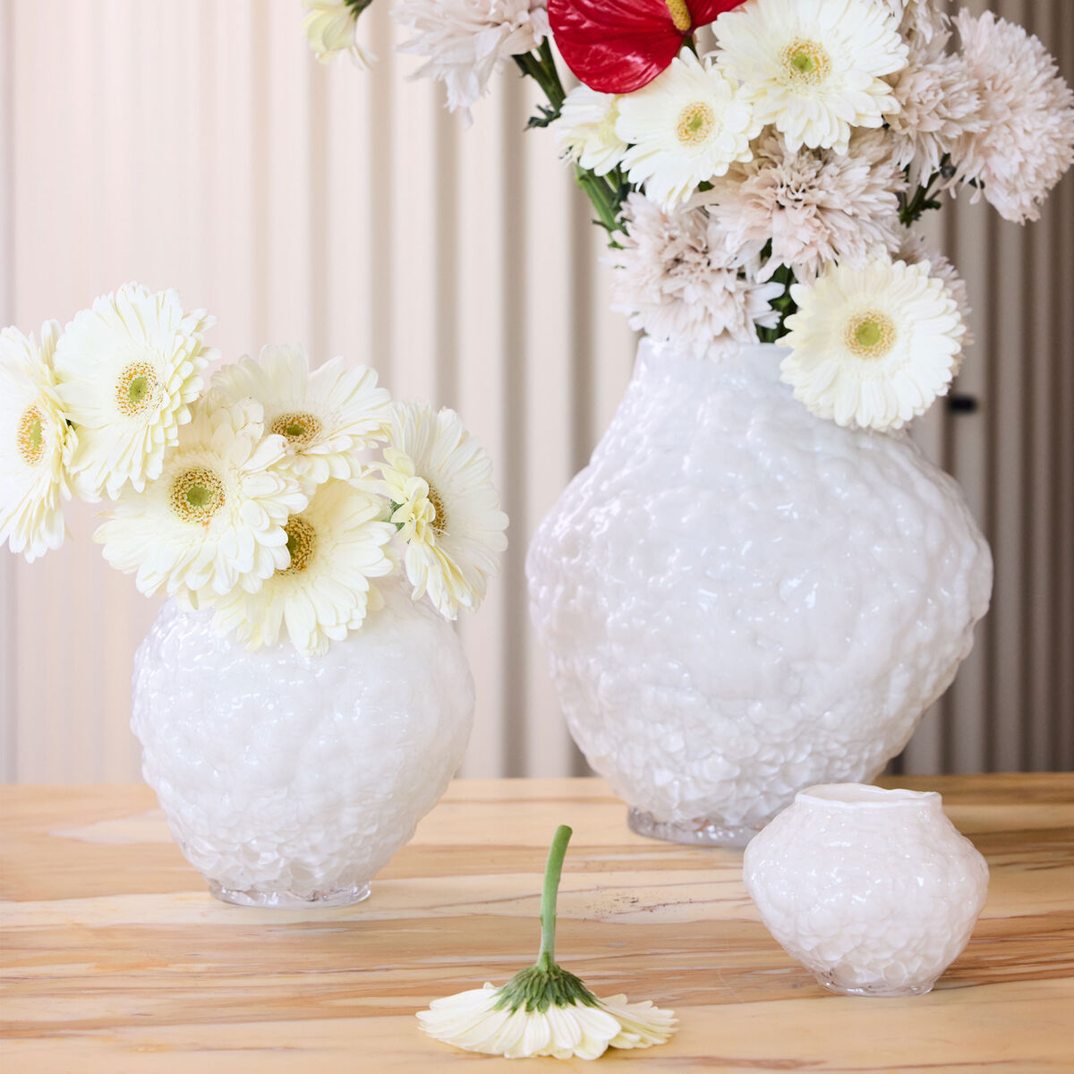 Byon Corallo vas medium, off white