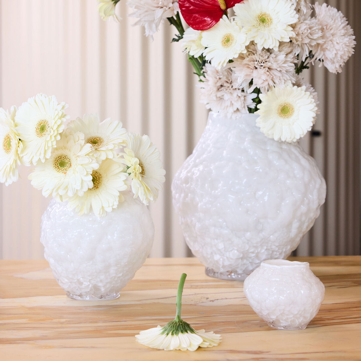 Byon Corallo vas mini, off white