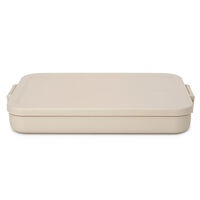 Make & Take matlåda platt, soft beige
