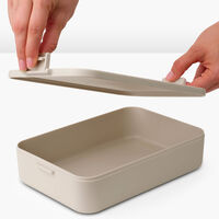 Make & Take matlåda stor, soft beige