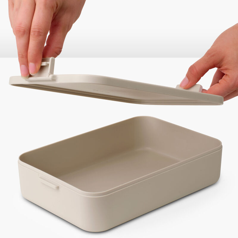 Make & Take matlåda stor, soft beige