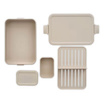 Make & Take bento matlåda stor, soft beige