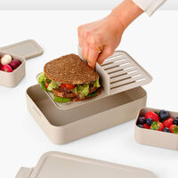 Make & Take bento matlåda stor, soft beige