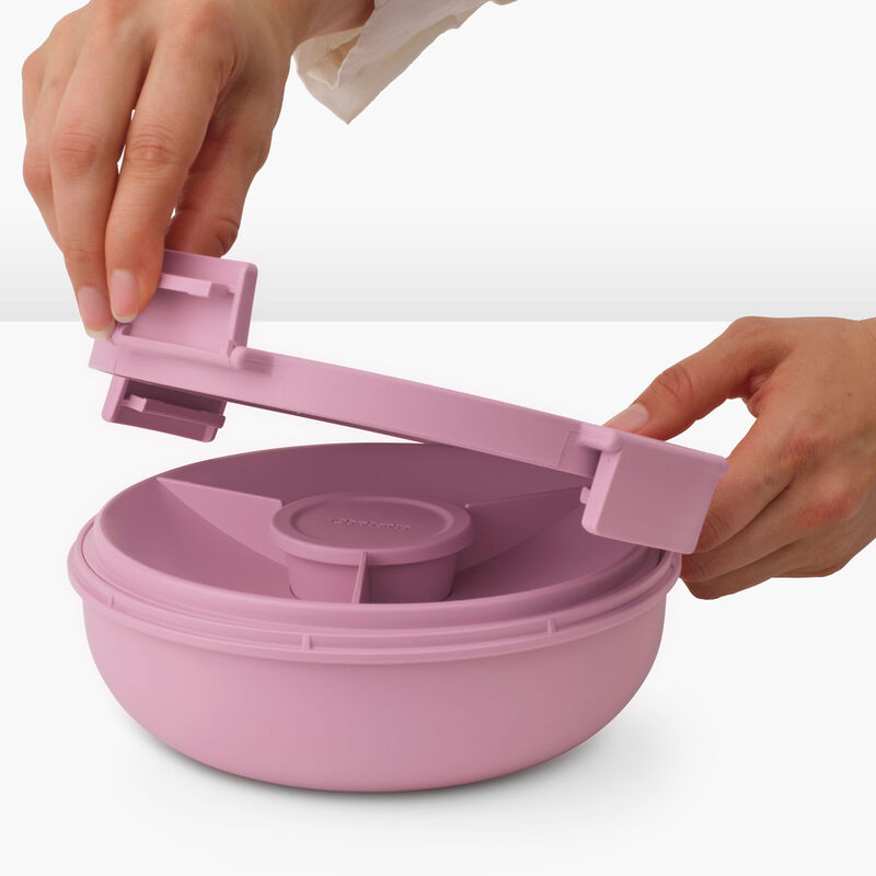Make & Take salladsskål 1,3 liter, lilac pink