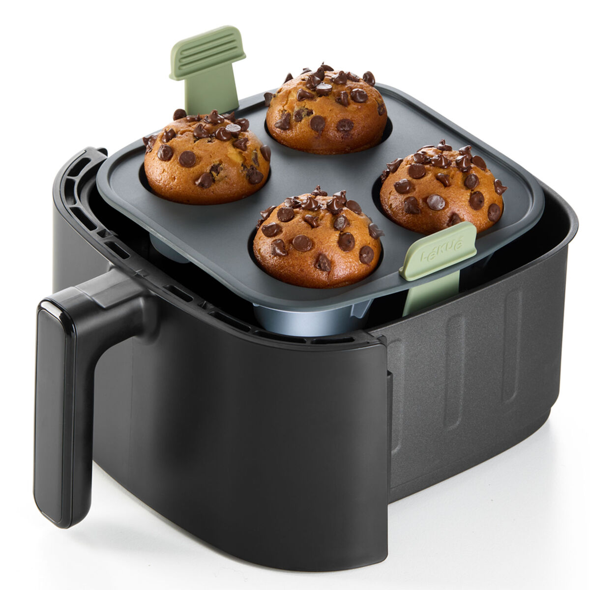 Airfryerform muffins, grå
