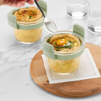 Airfryerform glas mini 4-pack