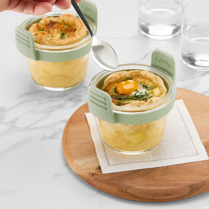 Airfryerform glas mini 4-pack