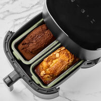 Airfryer-vuoka lasia suorakulmainen, 2-pakkaus