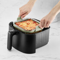 Airfryerform glas rektangulär