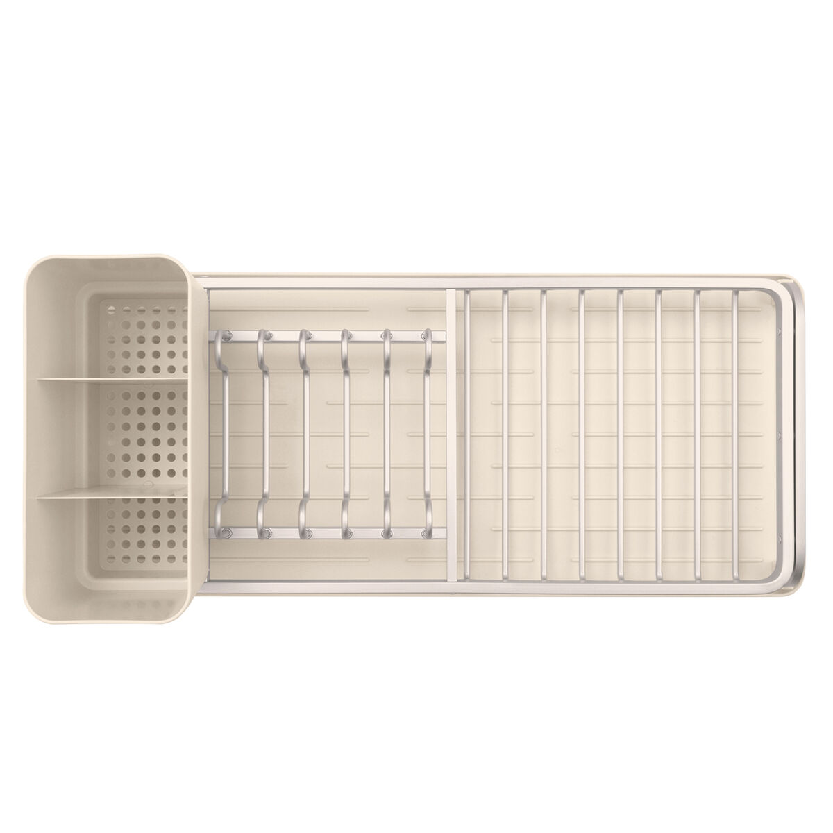 Sinkside kompakt opvaskestativ, soft beige