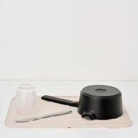 Sinkside opvaskemåtte silikone, soft beige