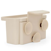 Sinkside integrerad diskbänksorganiserare, soft beige