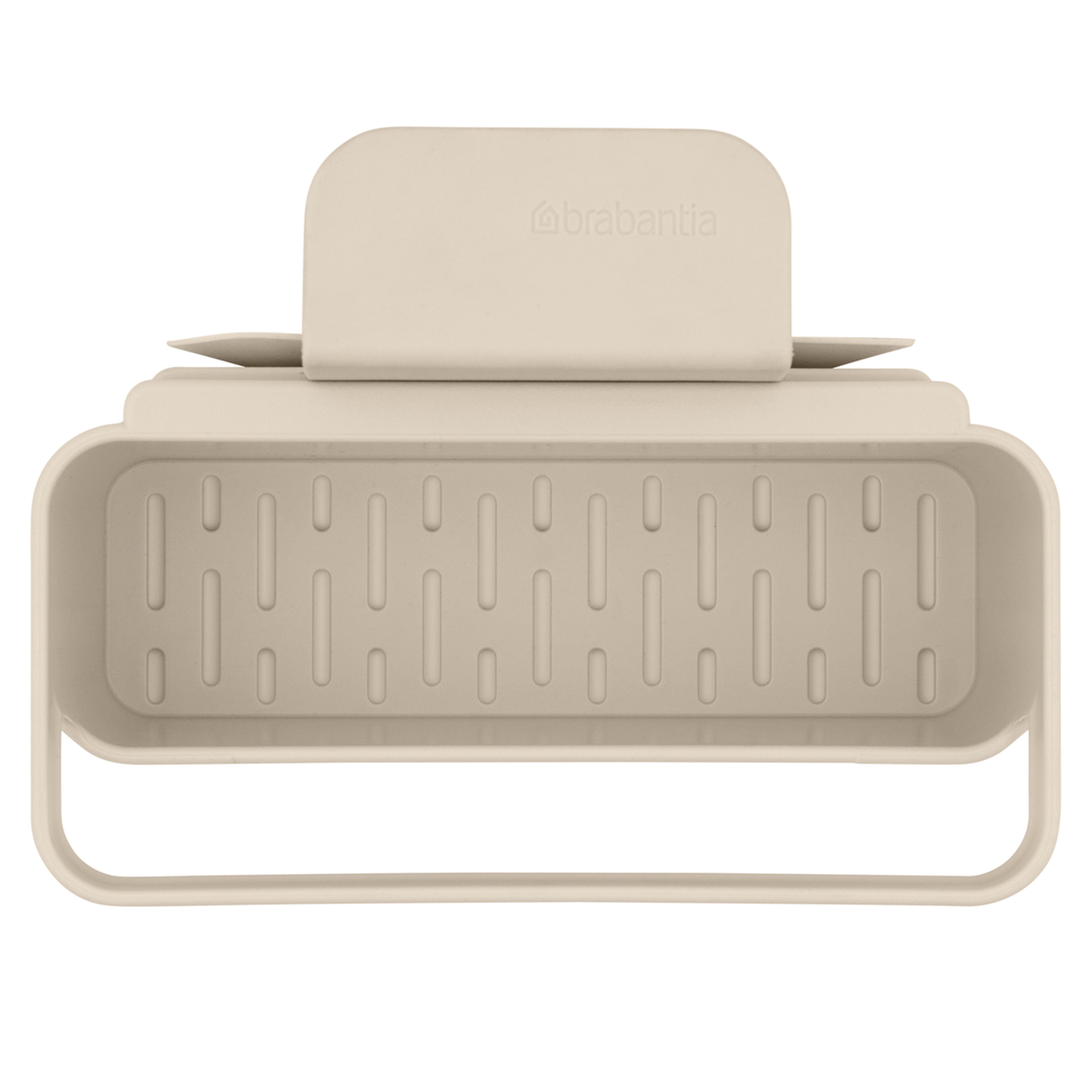 Sinkside integrerad diskbänksorganiserare, soft beige