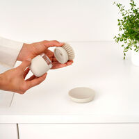 Sinkside børstehoved til opvaskebørste 2-pak, soft beige