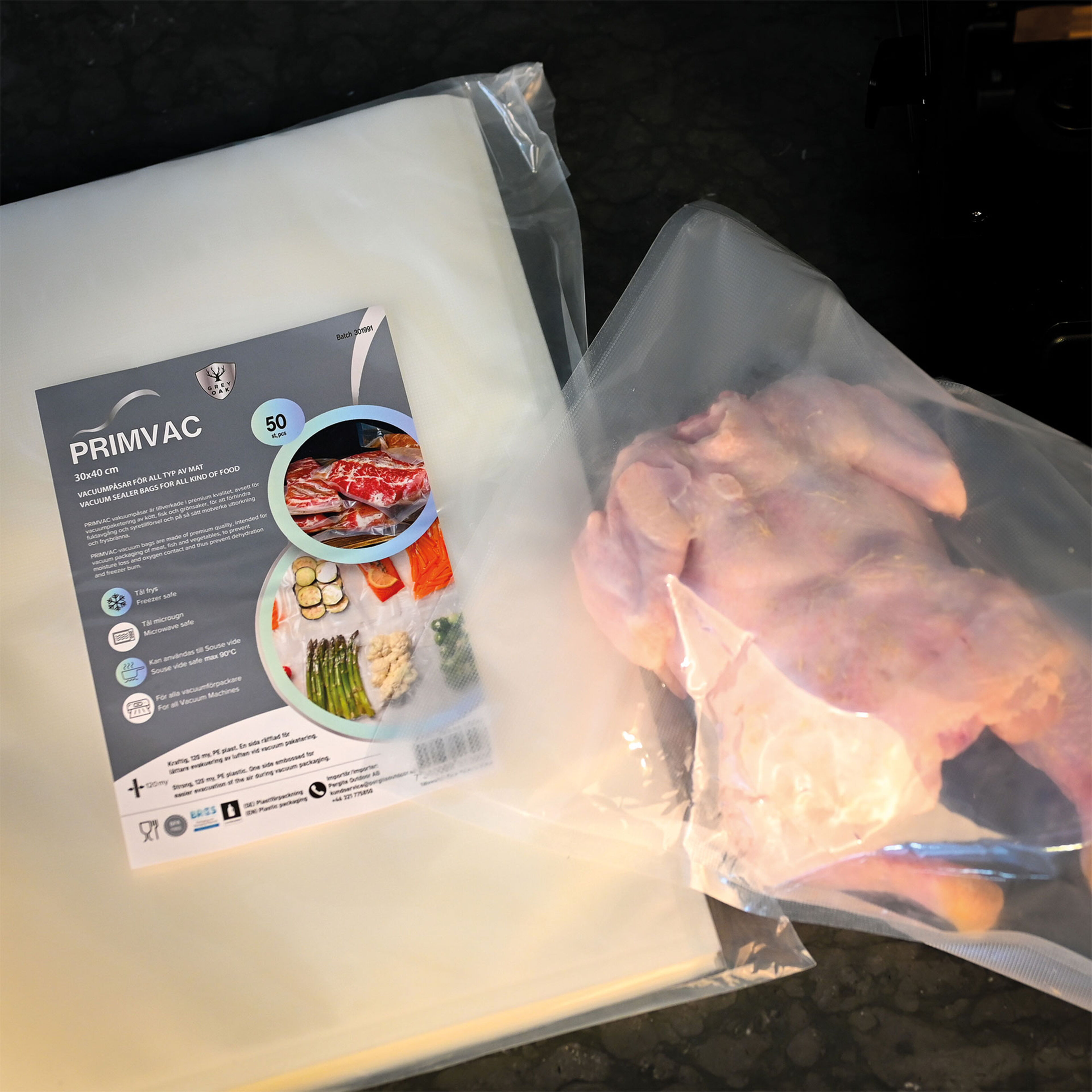 Primvac vakuumposer 30 x 40 cm, 50 stk.