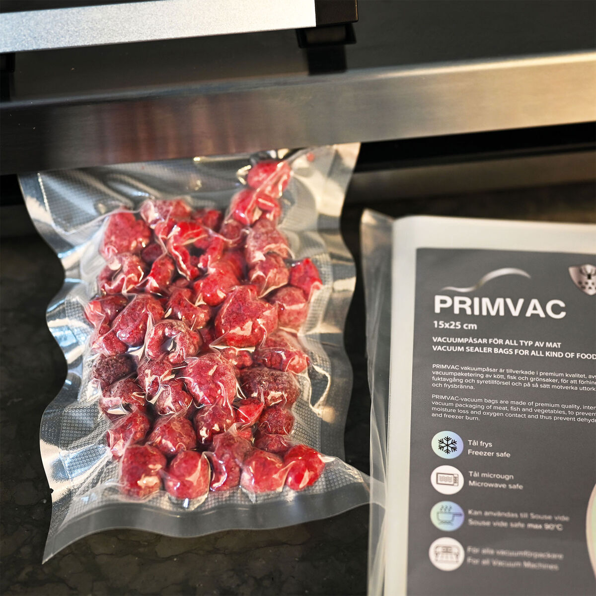 Primvac vakuumpåsar 15 × 25 cm 50-pack