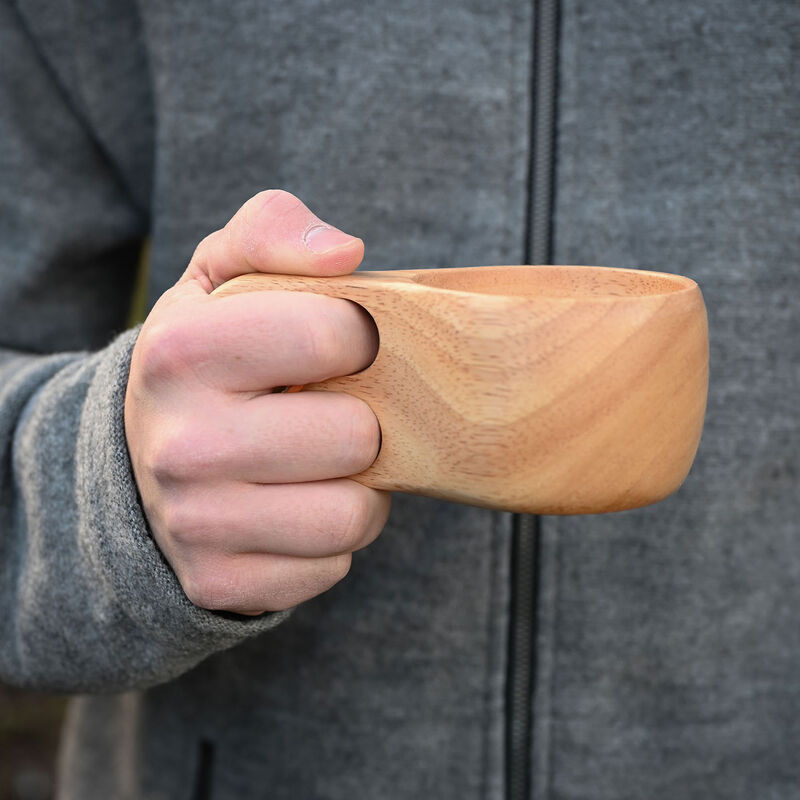 Drikkekop 2 fingre 1,96 dl, træ