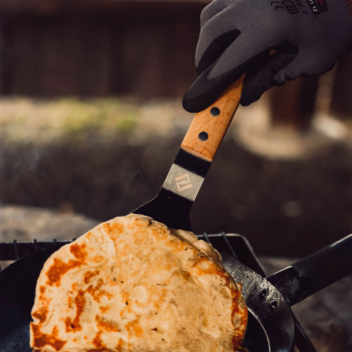 Grillspade 24 cm, rustfrit stål/bøg