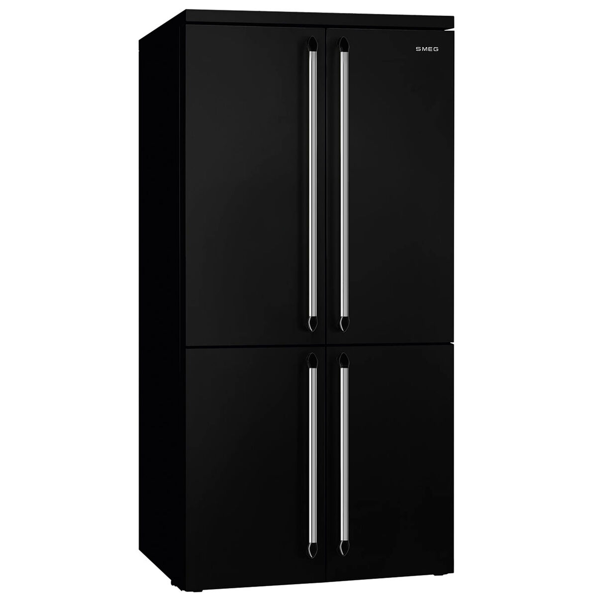 Victoria FQ960BL6 French Door kombiskab, sort
