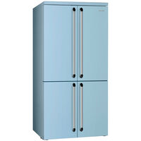 FQ960PB6 Victoria French door-køle-/fryseskab, pastelblå