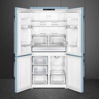 FQ960PB6 Victoria French door-køle-/fryseskab, pastelblå