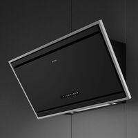 KV394MB vertikal emhætte 90 cm, mat sort