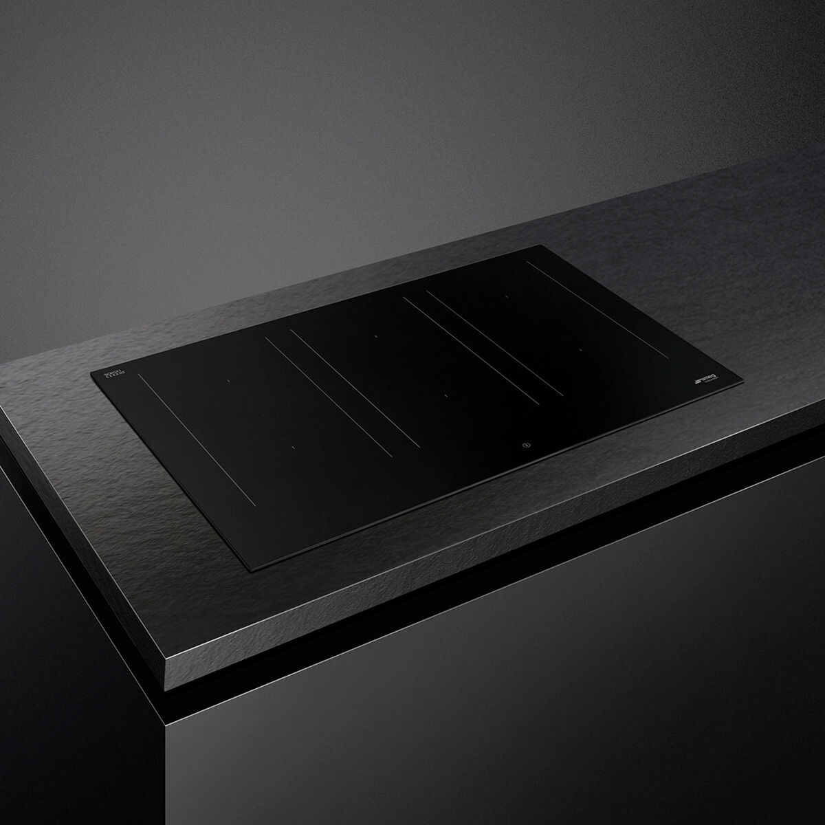Smeg SIM3864N induktionshäll 80 cm, mattsvart