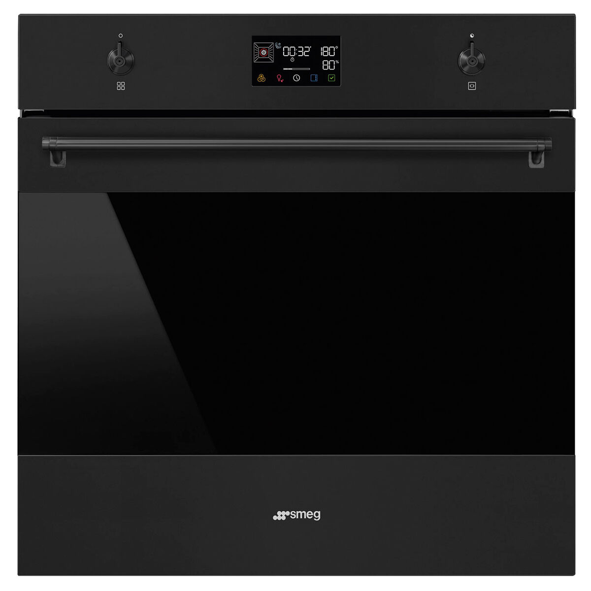 SOP6302S2PN Classic indbygningsovn, mat sort