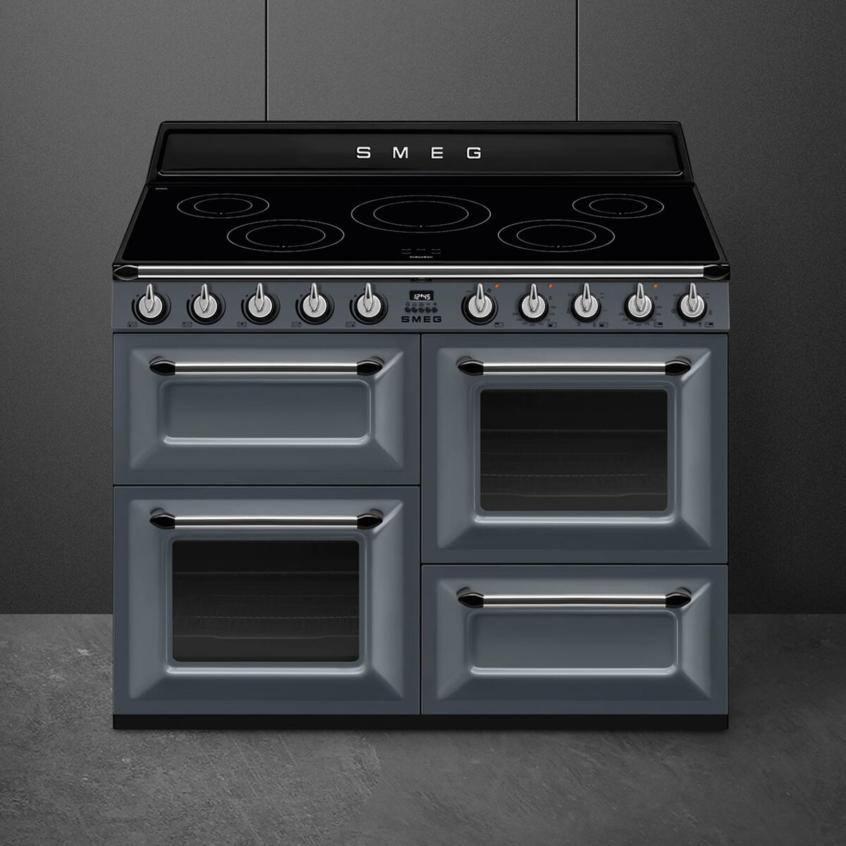 Victoria TR4110IGR2 induktionskomfur 110 cm, slate grey