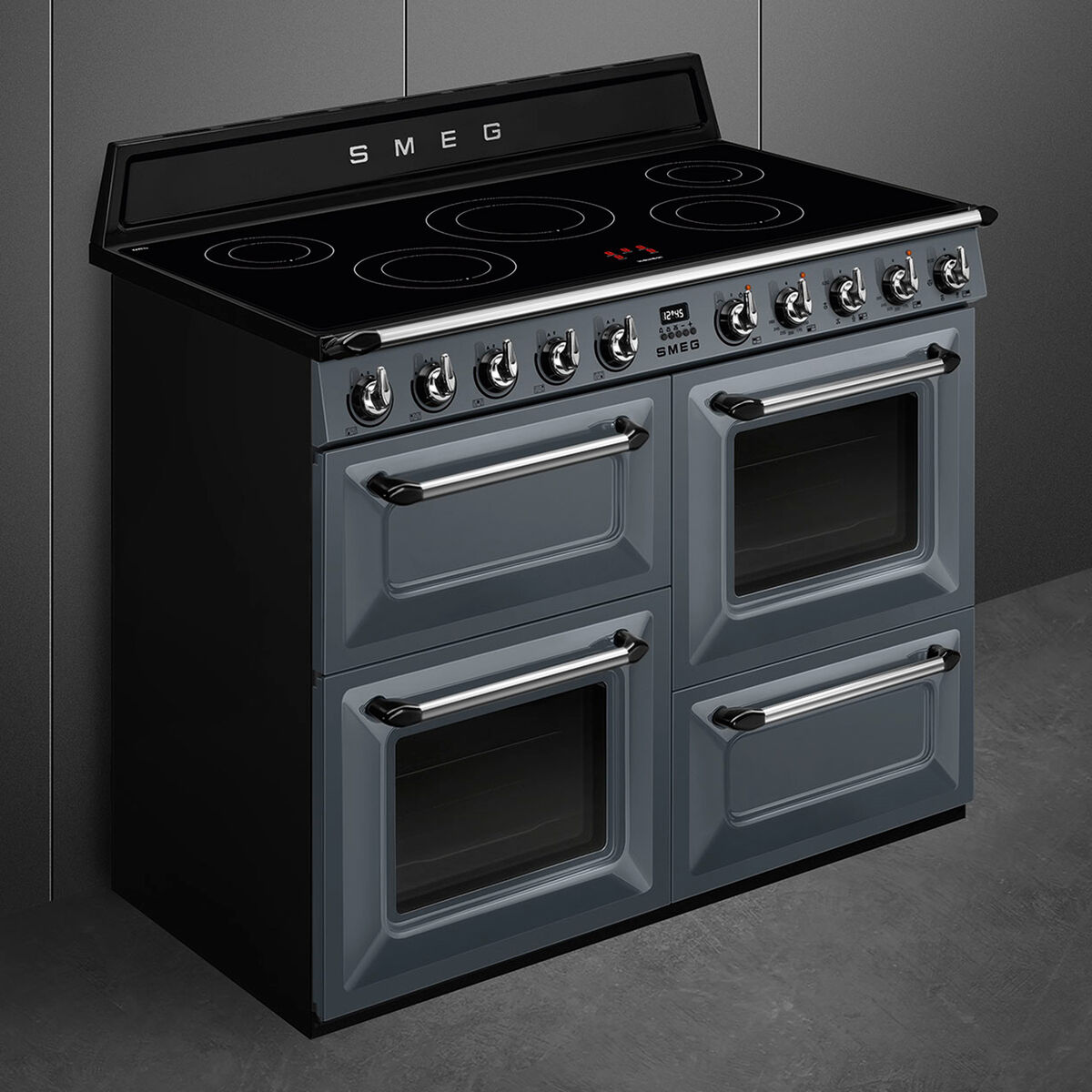 Victoria TR4110IGR2 induktionskomfur 110 cm, slate grey