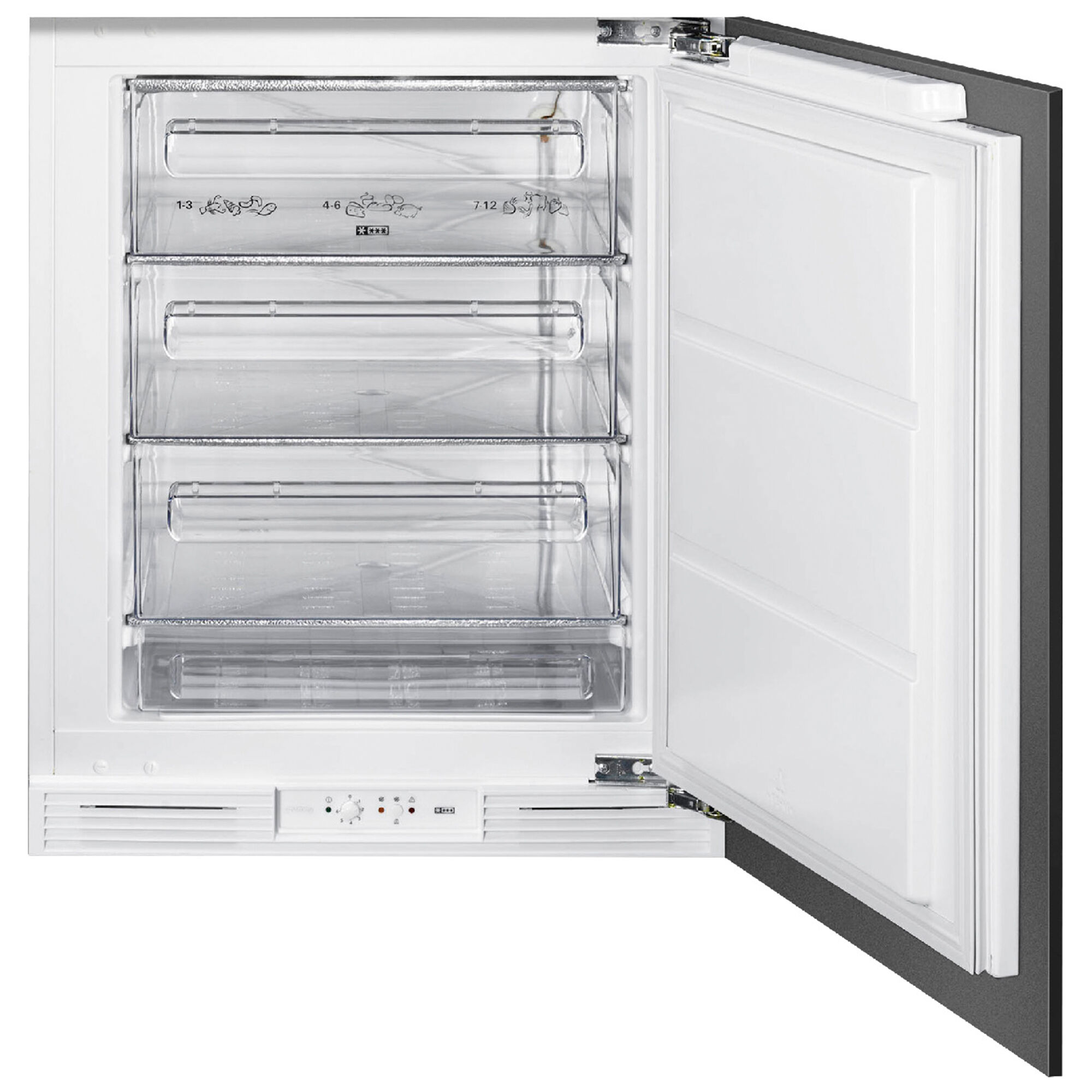 U8F082DE1 integrerad frys 82 cm