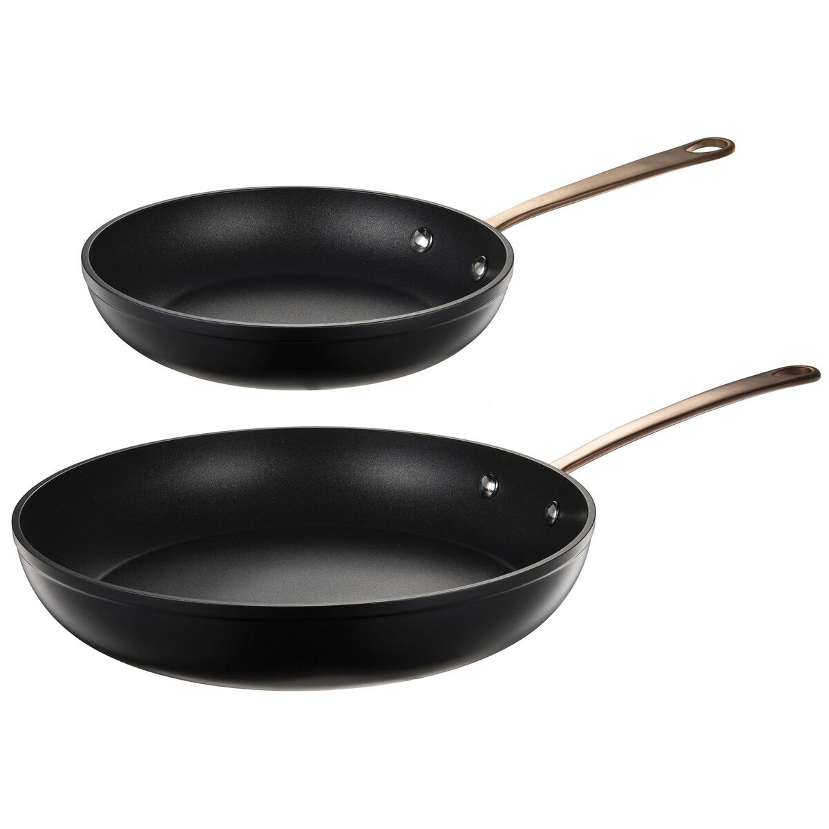 Black Copper stekpanneset 20 + 28 centimeter