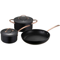 Black Copper grytset 2 delar 4,5/1,5 liter + stekpanna 28 cm