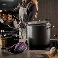 Black Copper gryde med dampkurv 18 liter