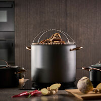 Black Copper gryde med dampkurv 18 liter