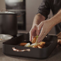 Black Copper ildfast form med rist