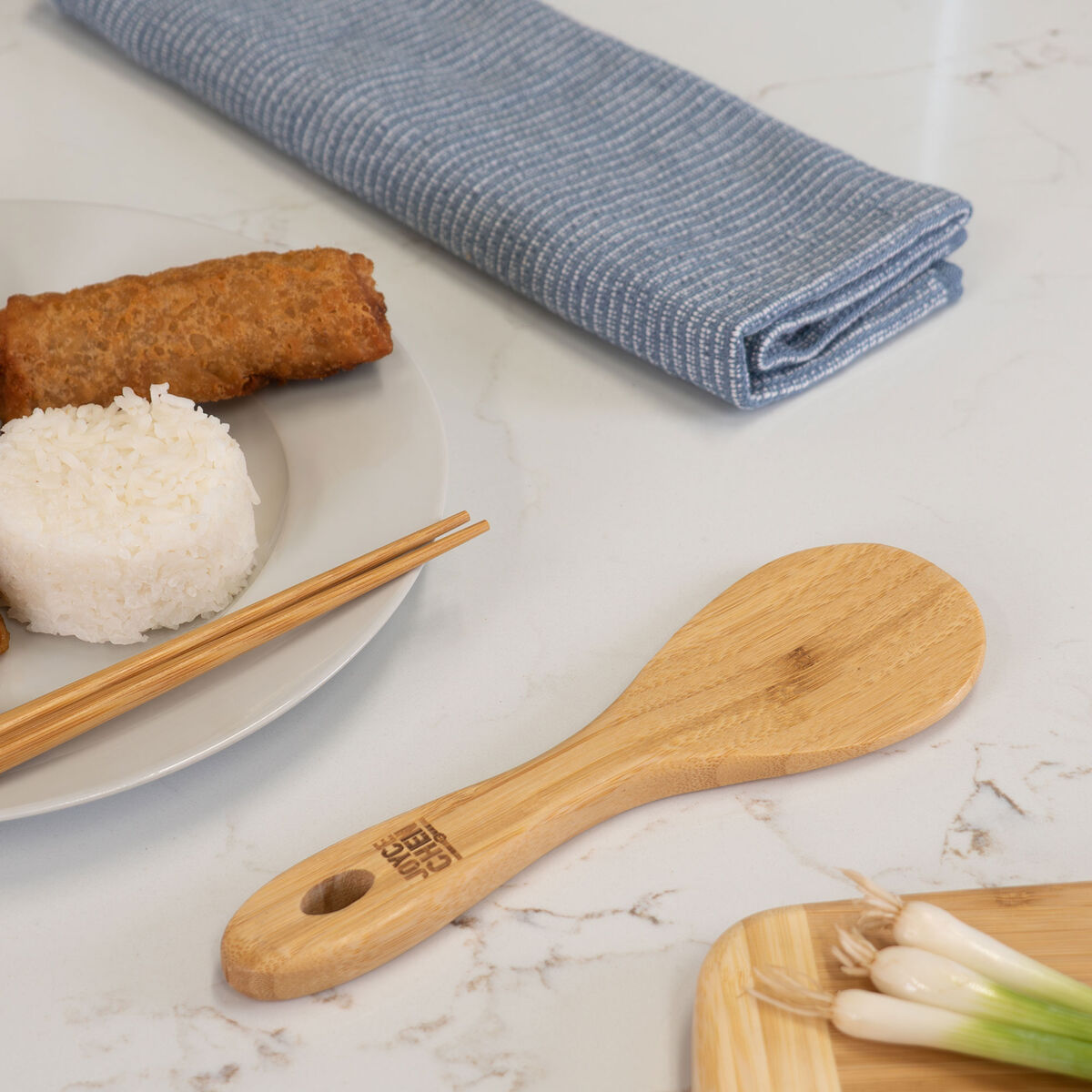 Rissked, polerad bambu