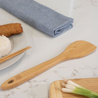 Wokspade 33 cm, polerad bambu