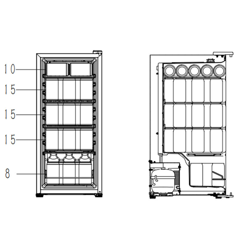 Northern Collection olutkaappi 53 litraa
