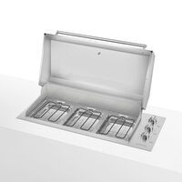 Smeg BBQE12X Elgrill 120cm Rostfritt Stål