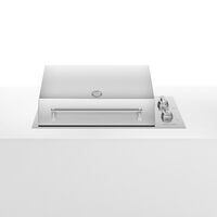 Smeg BBQE90X Elektrisk Grill, 90 cm, rustfrit stål