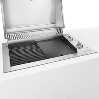 Smeg BBQE90X Elektrisk Grill, 90 cm, rustfrit stål