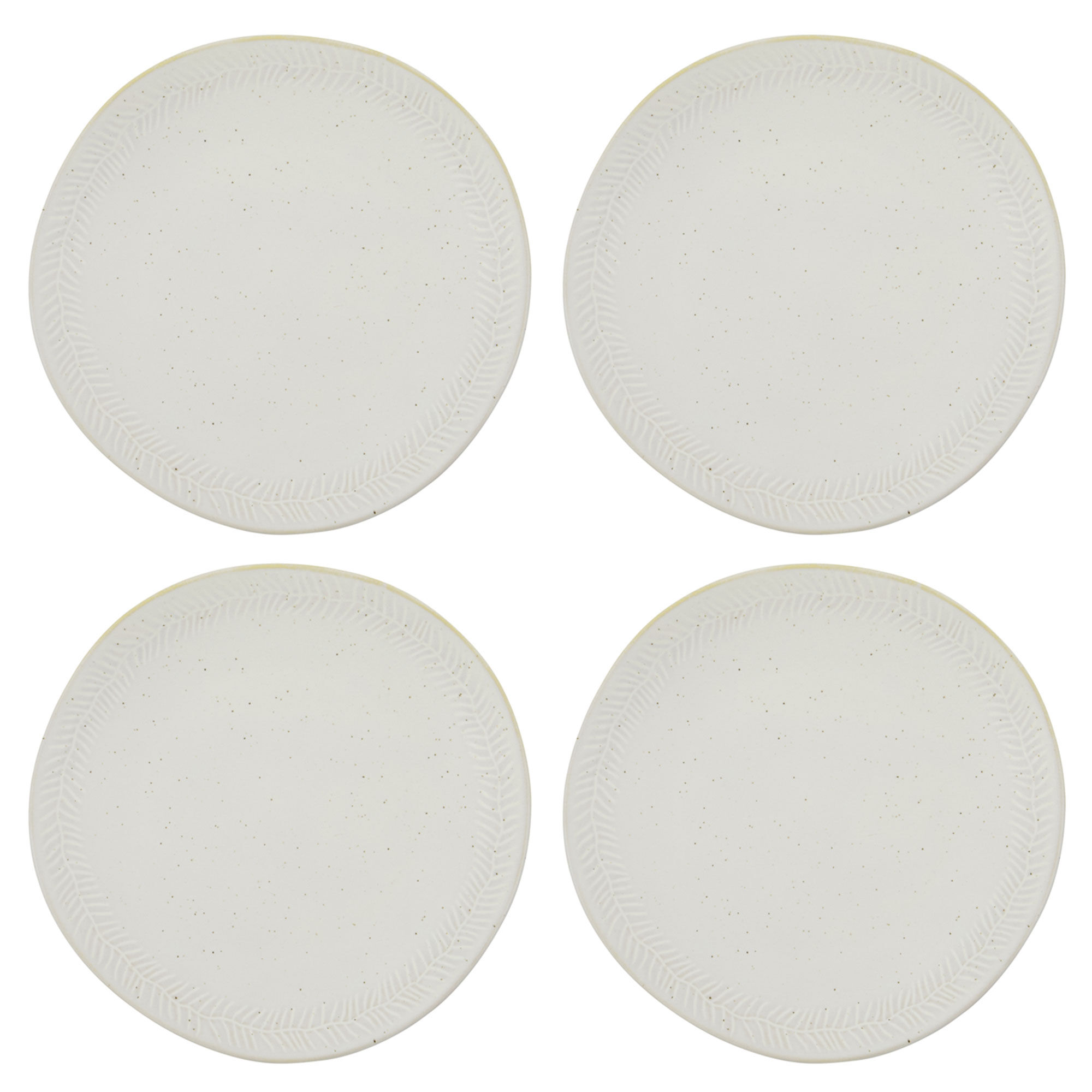 House doctor HD Serve frokosttallerkener 4-pak, off-white