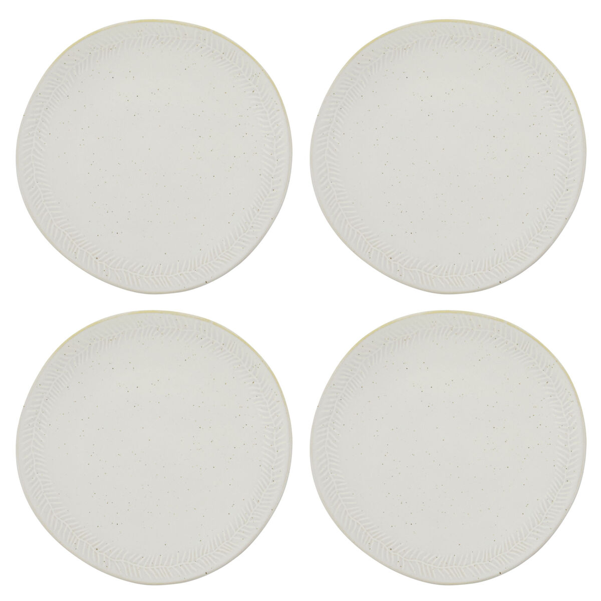 HD Serve frokosttallerkener 4-pak, off-white