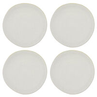 HD Serve frokosttallerkener 4-pak, off-white