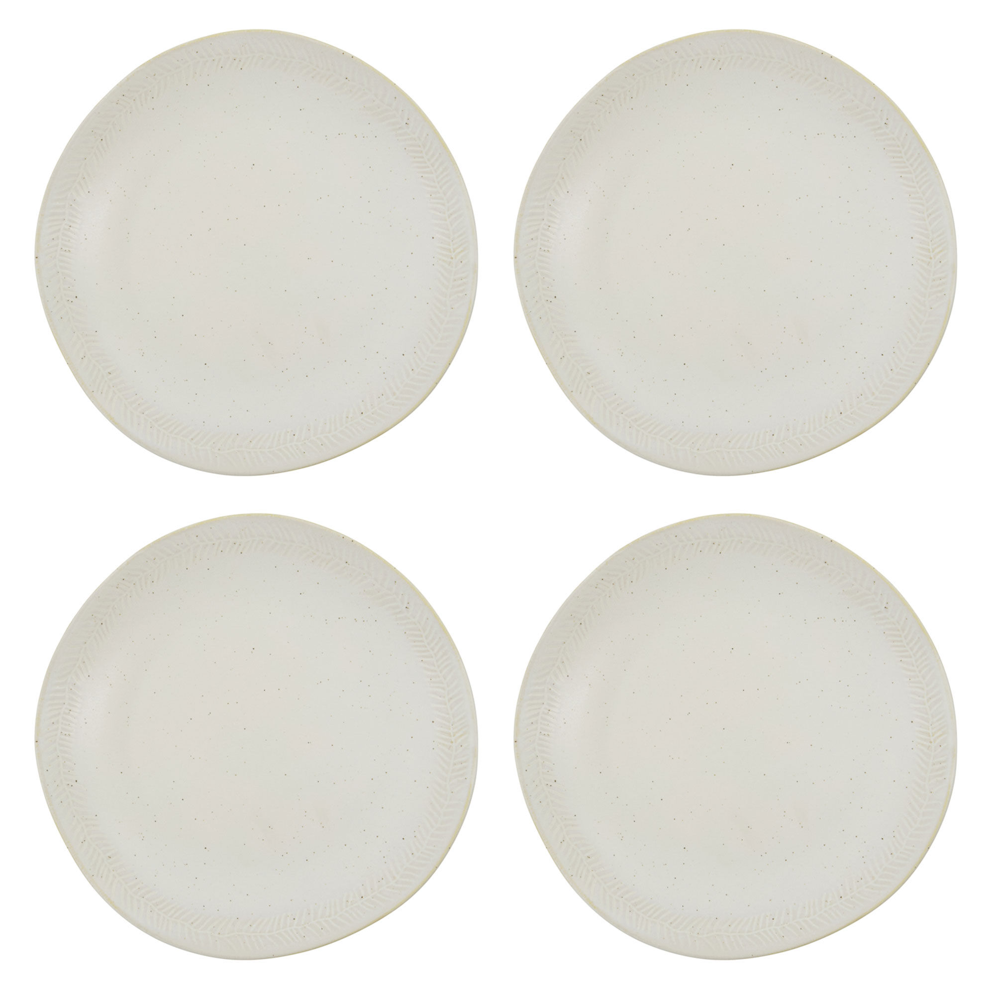 House doctor HD Serve middagstallrik 4 delar, off-white