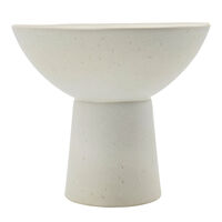 HD Serve skål på fot 20 cm, off-white