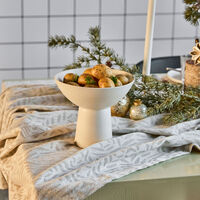 HD Serve skål på fot 20 cm, off-white